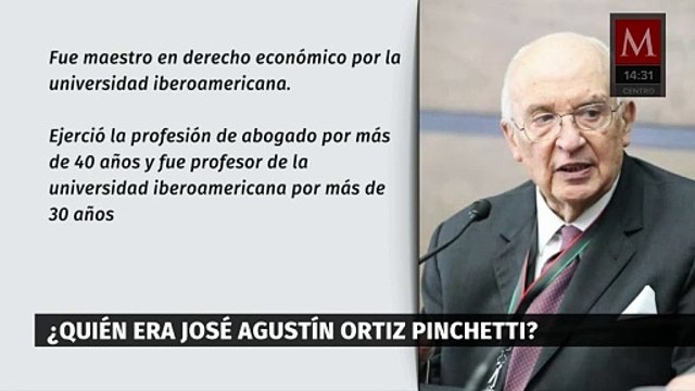 ¿Quién fue José Agustín Ortiz Pinchetti, titular de la Fiscalía Especializada en Delitos Electorales?