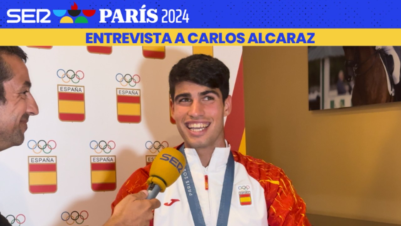 Carlos Alcaraz se sincera en Carrusel tras su medalla en París: "Era mi sueño, pero pocas veces he sentido lo que sentí en el dobles con Rafa"
