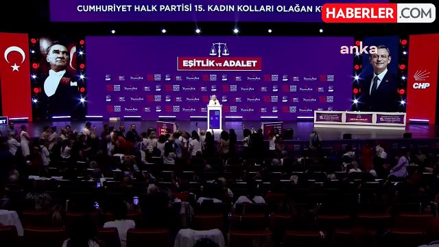 CHP Kadın Kolları Kurultayında Aylin Nazlıaka lehine adaylıktan çekilen Merve Kır'dan çağrı