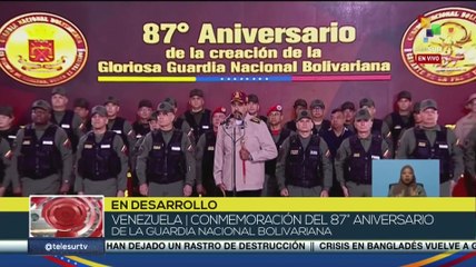 Nicolás Maduro ¡La Guardia Nacional Bolivariana es la primera línea de defensa de la paz!