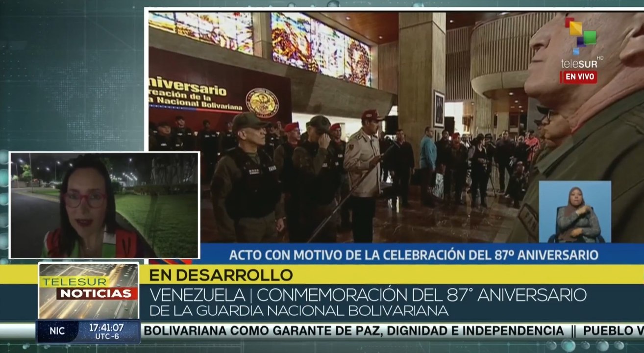 Pdte. Nicolás Maduro conmemora el aniversario 87 de la Guardia Nacional Bolivariana