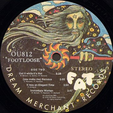 Fat – Footloose : Blues Rock, Psychedelic Rock, Classic Rock, Funk 1976.