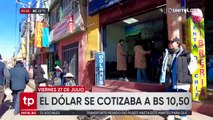 El dólar paralelo sube Bs 3,50 en una semana en la frontera Bolivia - Perú