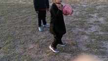 Shahzaib playing football