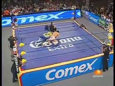 AAA Mixed Tag Team Title - Aero Star & Fabi Apache vs. Alex Koslov & Sexy Star ( 2010.05.22 @ AAA Sin Limite Torreon )