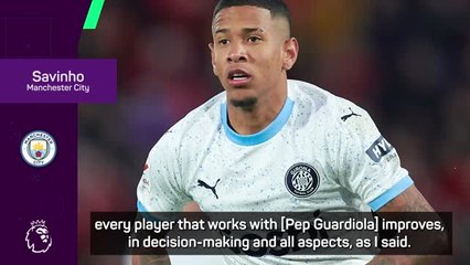 Guardiola link-up a big attraction to City's Savinho