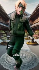 Gambar AI, Naruto menari