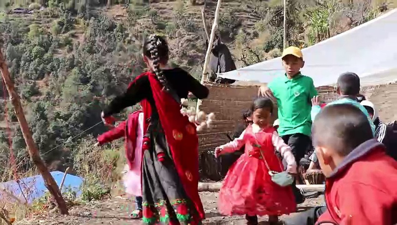 Kids Dancing in Nepalese Cultural Panchebaja | Nepalese Tradition |
