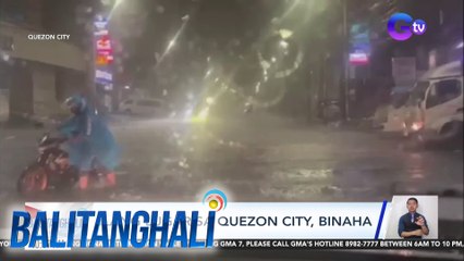 Ilang lugar sa Quezon City, binaha | Balitanghali