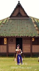 Gambar AI, menari Prau Layar
