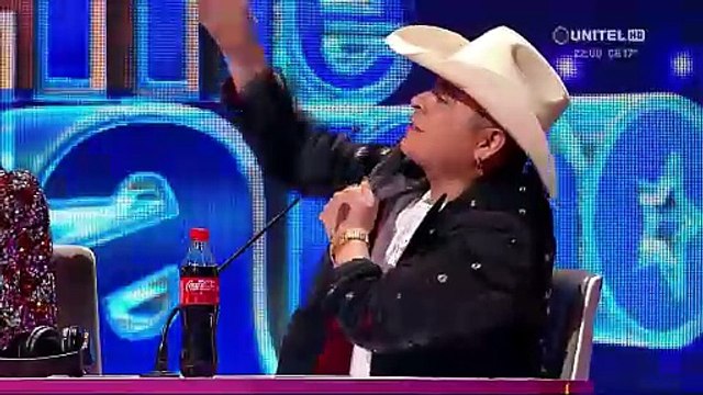 El imitador de Calef Terán desafió a Luis Vega a bailar cumbia en Yo Me Llamo