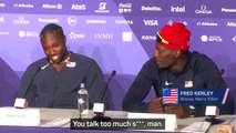 'You talk too much s***' - Kerley's hilarious jab at USA teammate Lyles