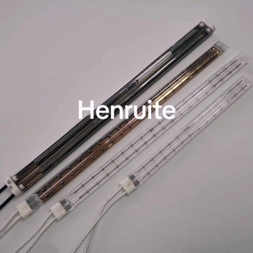 400mm 1000w 240v Twin tube infrared curing lamps IR twin tube emitter short wave medium wave fast response medium wave lamps for infrared paint dryer