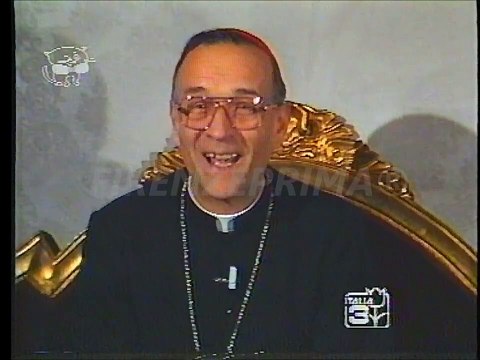 Gli auguri del S. Natale del Cardinale Silvano Piovanelli. Tele centro Toscana - 24 12 1988