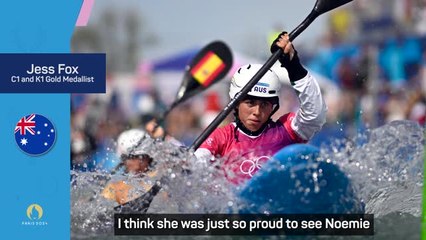 Jess Fox admits her mum wanted sister Noemie to win their kayak cross heat!