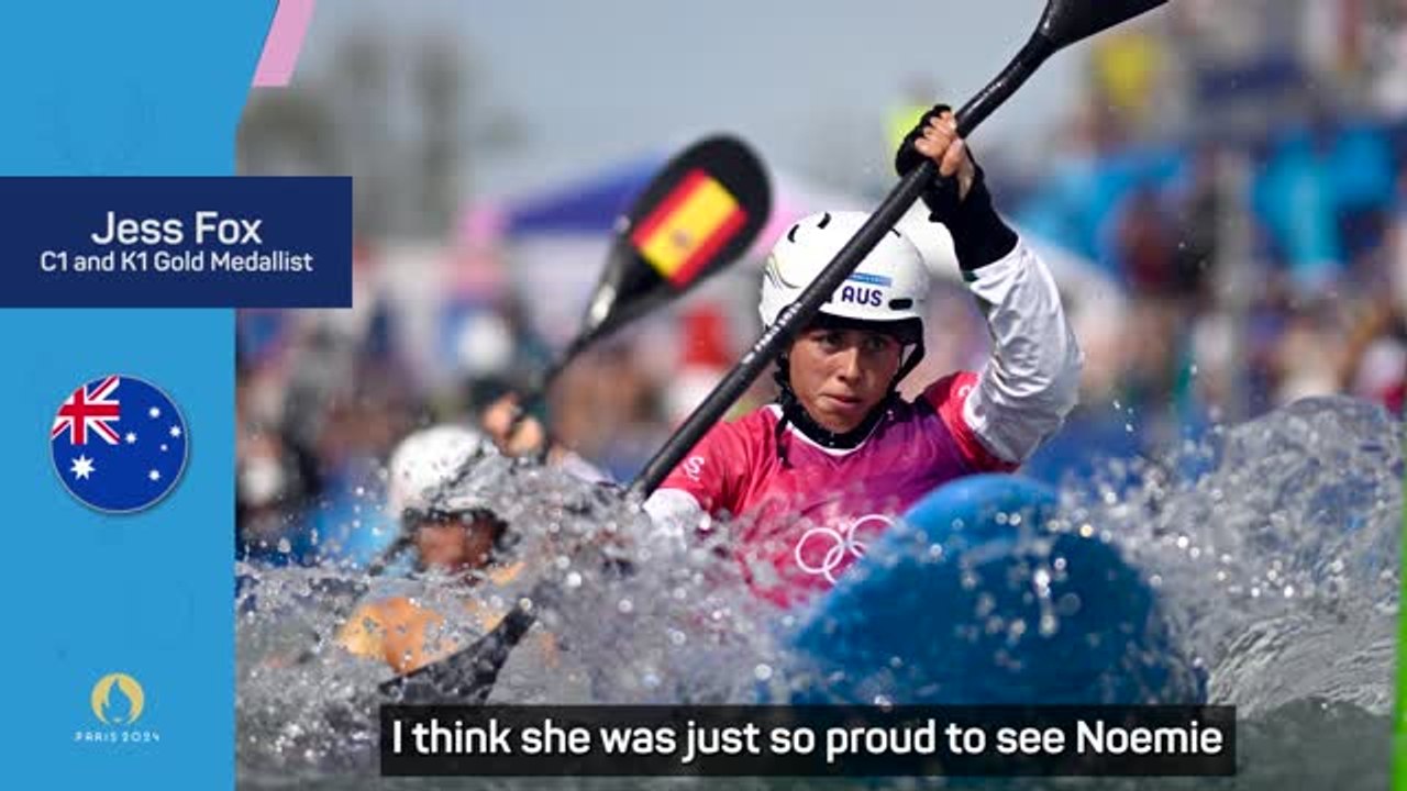 Jess Fox admits her mum wanted sister Noemie to win their kayak cross heat!