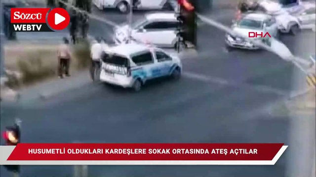 Husumetlisi oldukları kardeşlere sokak ortasında ateş açtılar: 1 ölü