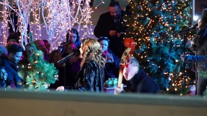 Martina Mcbride Rehearsal  Winter Wonderland  at Rockefeller Center