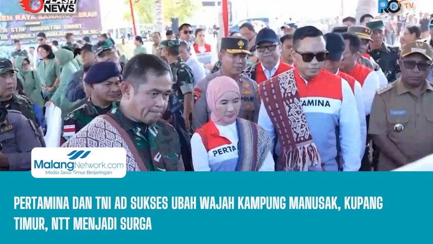 Pertamina dan TNI AD Sukses Ubah Wajah Kampung Manusak, Kupang Timur, NTT Menjadi Surga