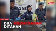 Dua 'keldai dadah' termasuk remaja ditahan bawa 20kg Methamphetamine
