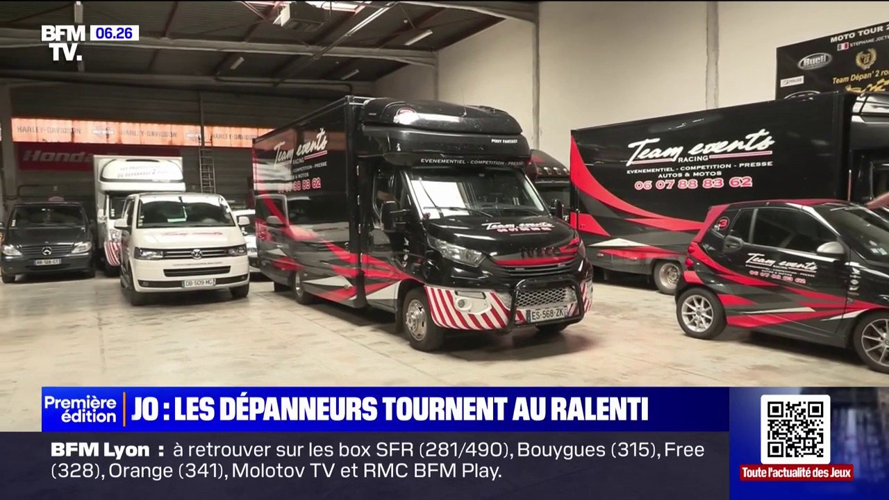 L'activité des dépanneurs franciliens tourne au ralenti à cause des Jeux olympiques de Paris 2024