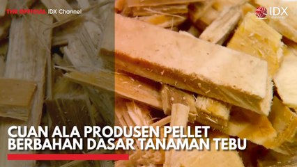 Cuan ala Produsen Pellet Berbahan Dasar Tanaman Tebu