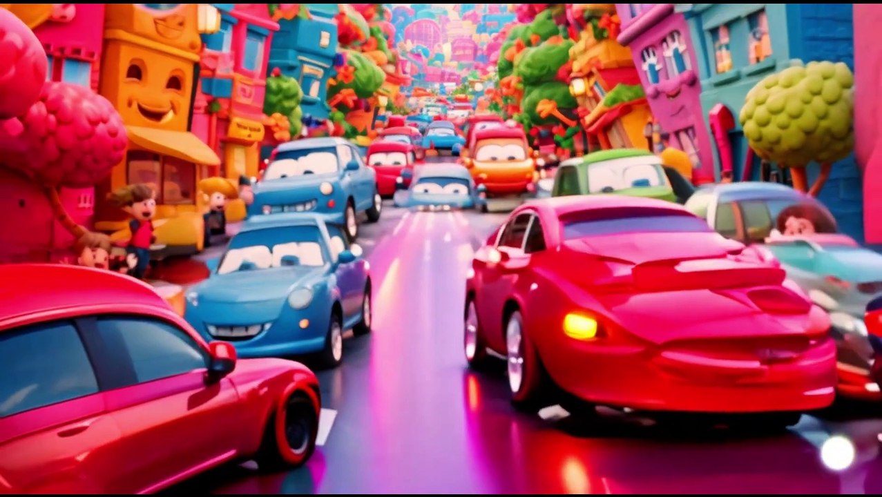 Vroom Vroom, Let's Go Zoom!  | Fun Car Cartoons & Kids Singalong Song