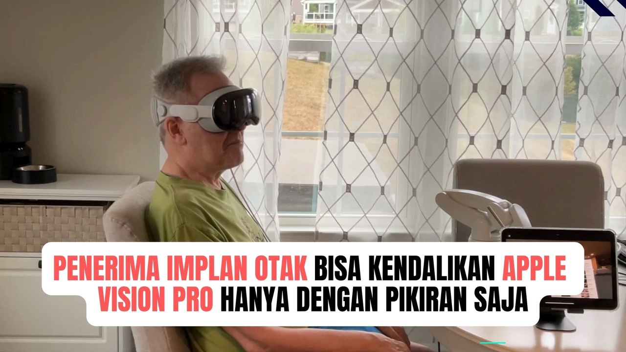 Penerima Implan Otak Berhasil Mengendalikan Apple Vision Pro Hanya dengan Pikiran Saja
