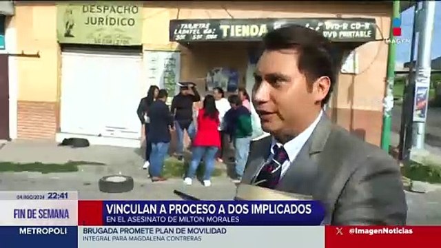 Vinculan a proceso a dos implicados en el asesinato de Milton Morales Figueroa