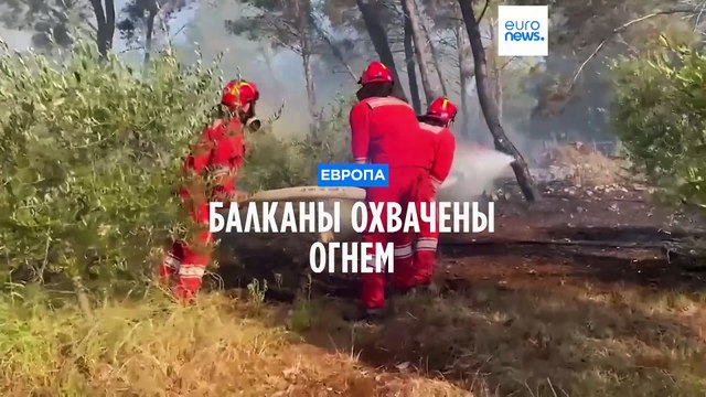 Балканы теряют леса: в регионе тушат множественные пожары
