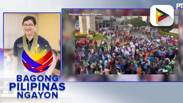 Panayam kay DOTr Road Transport and Infrastructure Usec. Andy Ortega patungkol sa mga miyembro ng kooperatibang pabor sa Public Transport Modernization Program na nagsasagawa ng 'Unity Walk' ngayong araw