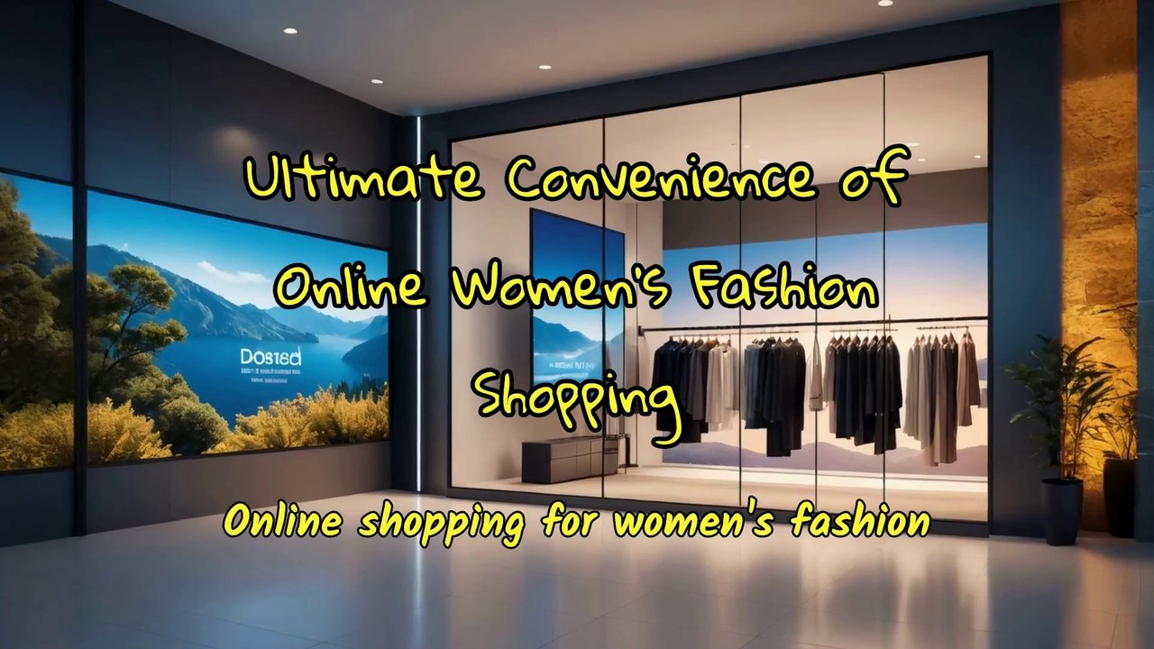 Ultimate Convenience of Online Women's Fashion Shopping