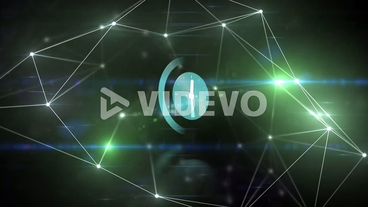 Animation of network of connections over clock moving fast1