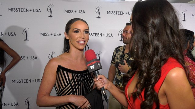 Scheana Shay Interview 2024 Miss USA Finals Red Carpet at Peacock Theatre at L.A. Live