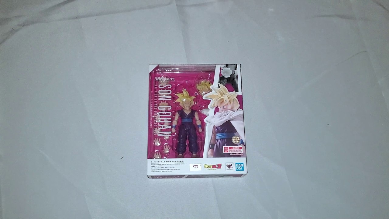 S.H. Figuarts Dragon Ball Z Super Saiyan Son Gohan -The Fighter Who Surpassed Goku Unboxing & Review
