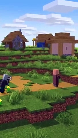 Villager vs pillager #minecraft