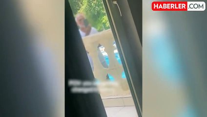 Görüntü Türkiye'den! Üzerini değiştiren kadın turist, kendisini görüntüleyen sapığı kayda aldı