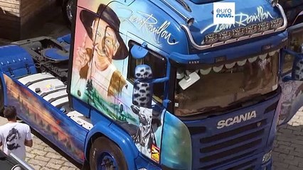 Il salone del camion in mostra Romania prima di percorrere le autostrade europee