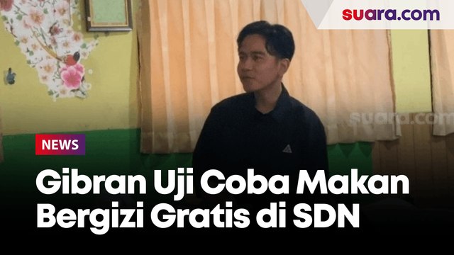 Gibran Uji Coba Makan Bergizi Gratis di SDN 4 Tangerang, Siswa Disuguhi Nasi Telur Dan Susu Kemasan