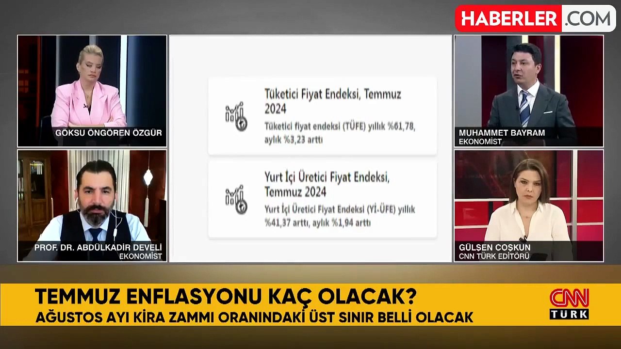 TÜİK ENFLASYON RAKAMLARI: Temmuz ayında enflasyon kaç oldu? Enflasyon arttı mı?