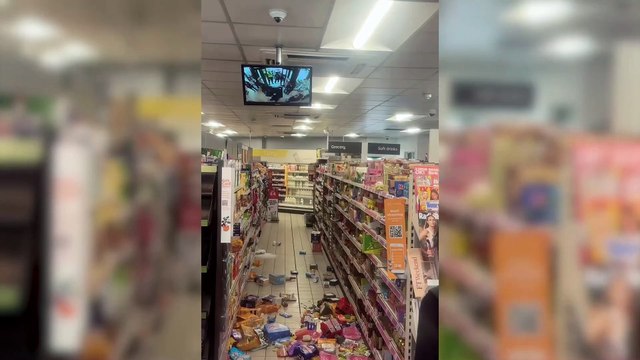 Derbyshire shopper’s shocking footage of booze being looted from supermarket