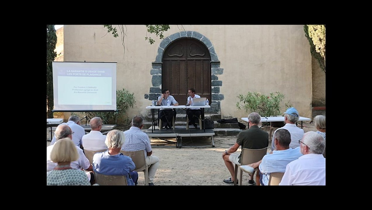 Atelier du Port "les garanties d'usage" - Réunion Port Grimaud 1er Aout 2024
