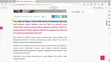 Siberağ operasyonunda _ 86 gözaltı var – Cesur Haber -  Gökhan Gülmez