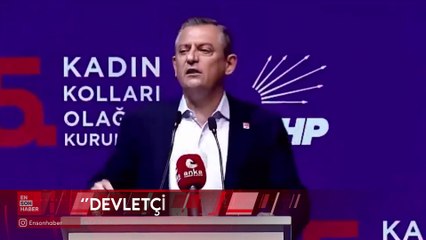 Özgür Özel: Devletçilik okunun yarısını yeşile diğer yarısını da mora boyayacağız