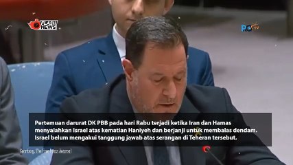 PBB Cemas Pembunuhan Haniyeh Picu Perang Besar