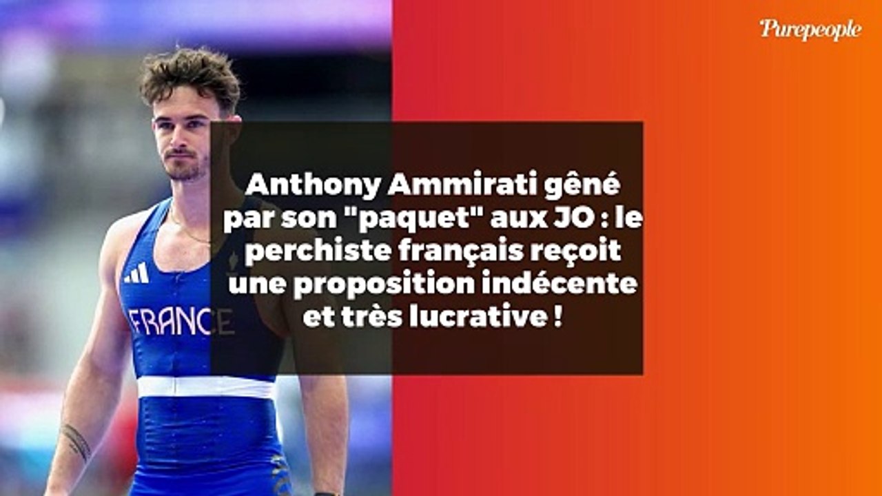 Anthony Ammirati gêné par son "paquet" aux JO le perchiste français