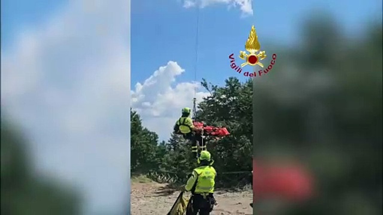 Escursionista infortunata sull'Amiata, il salvataggio dei vigili del fuoco