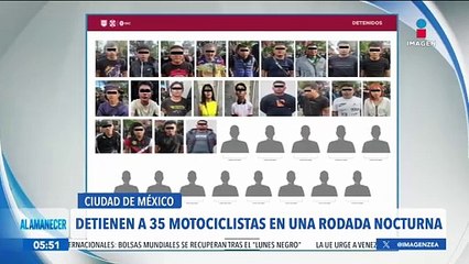 Detienen a 35 motociclistas en la alcaldía Iztapalapa, Ciudad de México