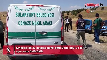 Baba, oğul ve torun aynı anda öldürüldü! Bölgeye giriş çıkışlar kapatıldı