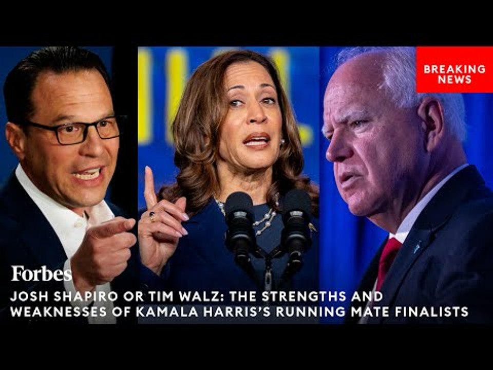 Josh Shapiro Or Tim Walz?: Cillizza Discusses Strengths & Weaknesses Of Kamala Harris's VP Shortlist